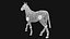 Robot horse walks 3D model