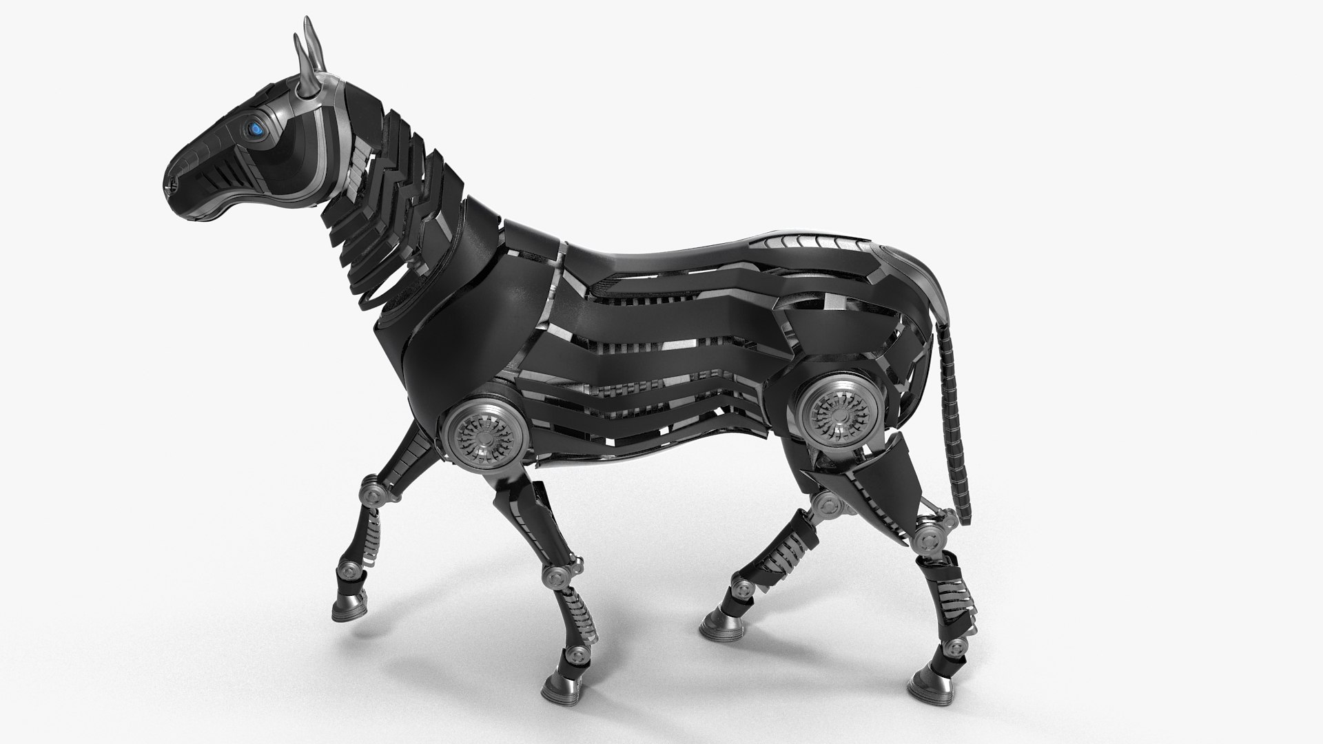 Robot Horse Walks 3D Model - TurboSquid 2355974