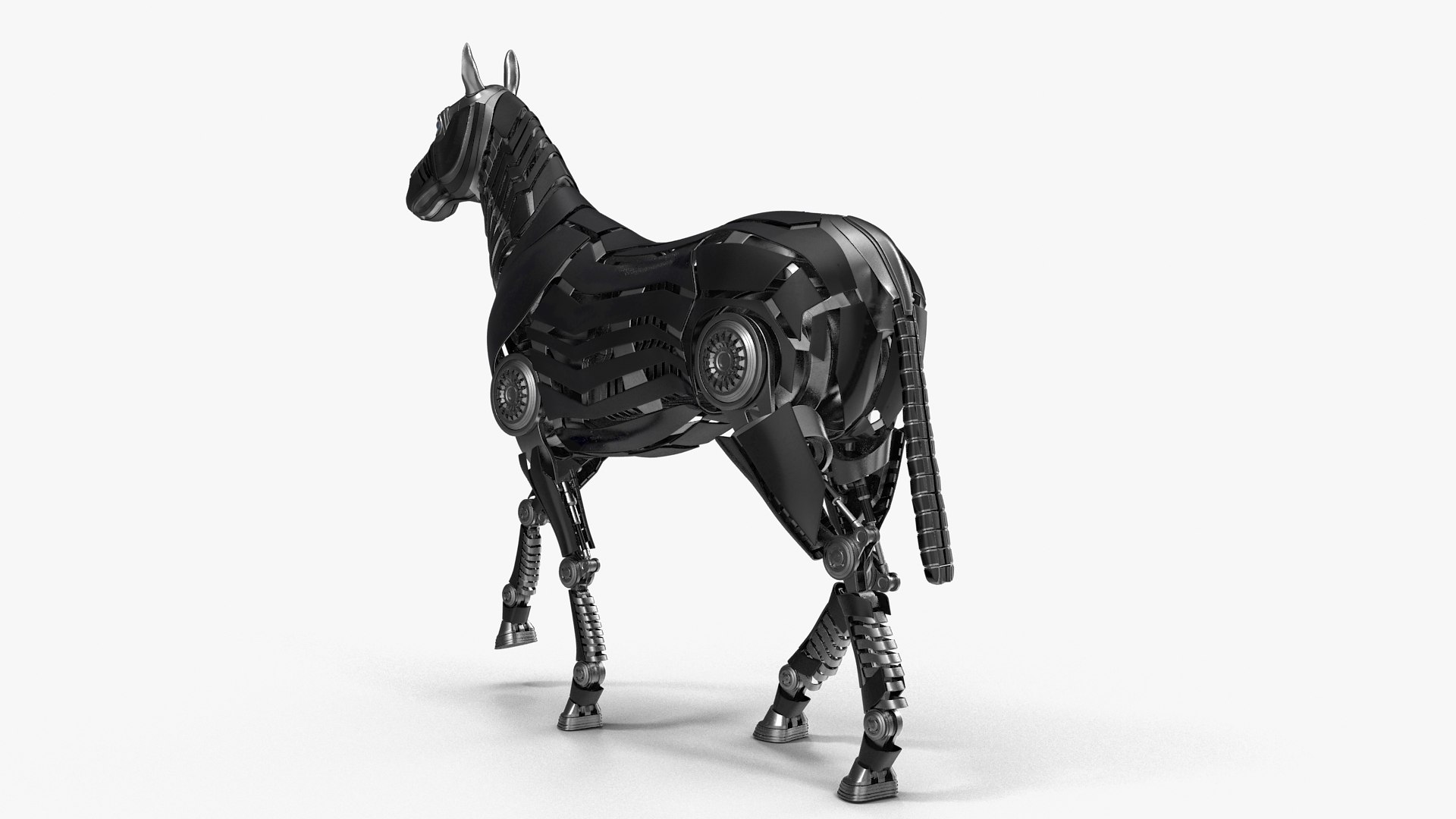 Robot Horse Walks 3D Model - TurboSquid 2355974