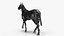 Robot horse walks 3D model
