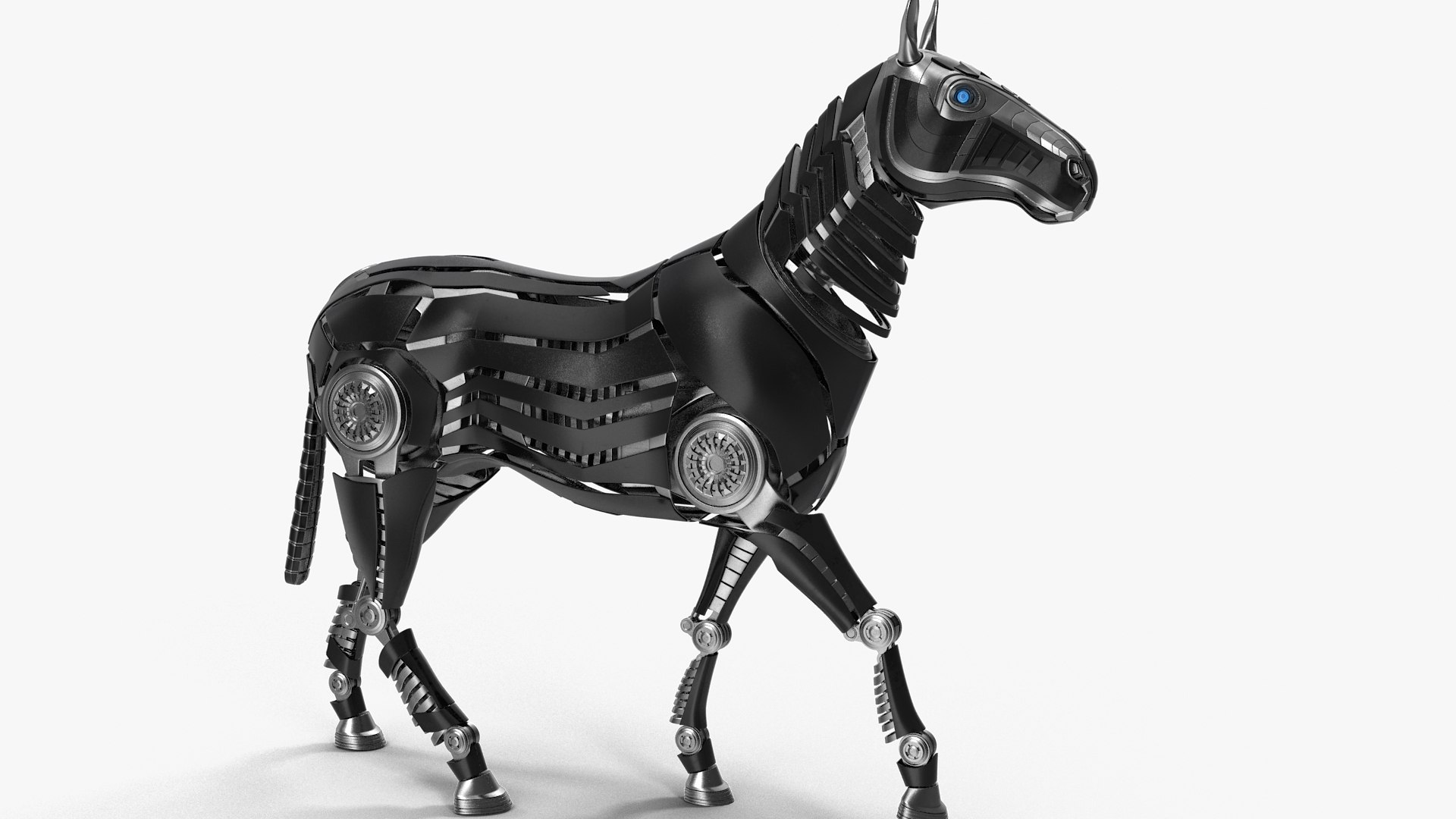 Robot Horse Walks 3D Model - TurboSquid 2355974