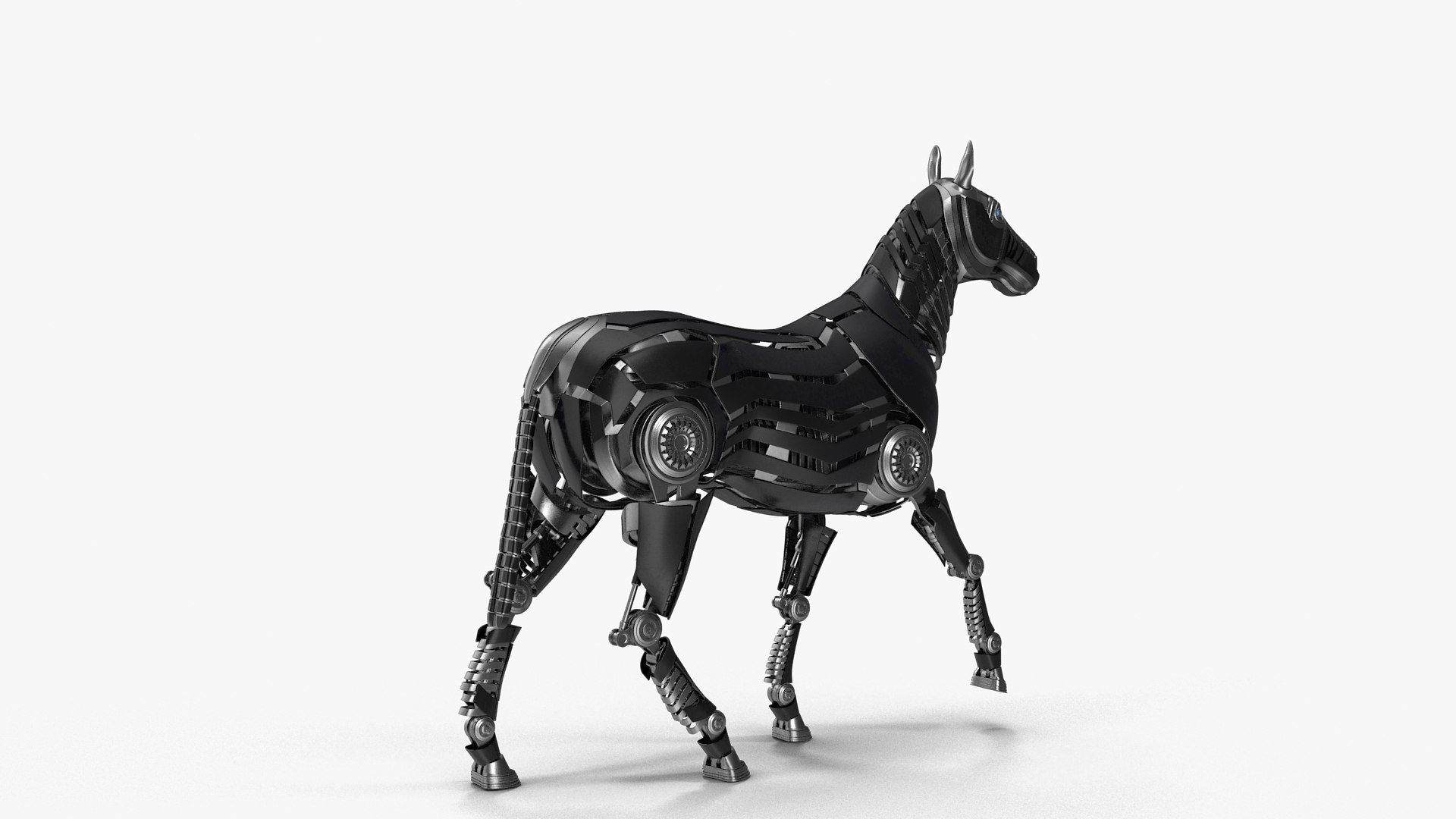 Robot Horse Walks 3D Model - TurboSquid 2355974