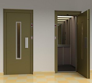 European vintage elevator
