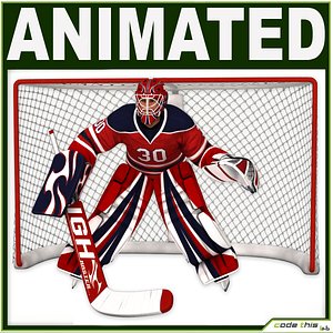 Hockey Player Goalkeeper CG