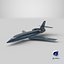 Dassault Falcon 2000 Business Jet Szary Bez Podwozia