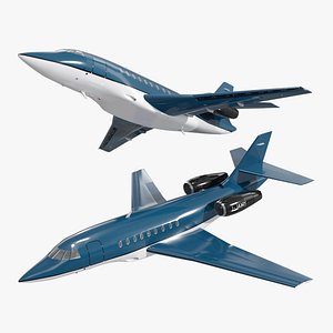 Dassault Falcon 2000 Business Jet Grey No Chassis