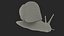 Garden Snail Dark Color 3D