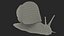 Garden Snail Dark Color 3D