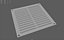 3D model Ventilation Grille