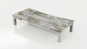 Old wooden bench