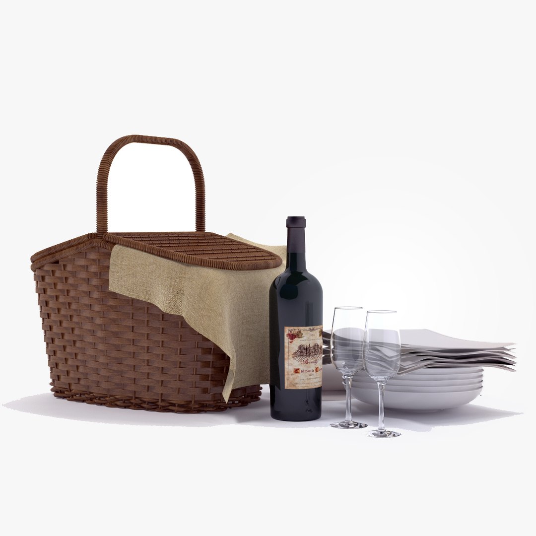 Picnic Basket Wine Bottle Max