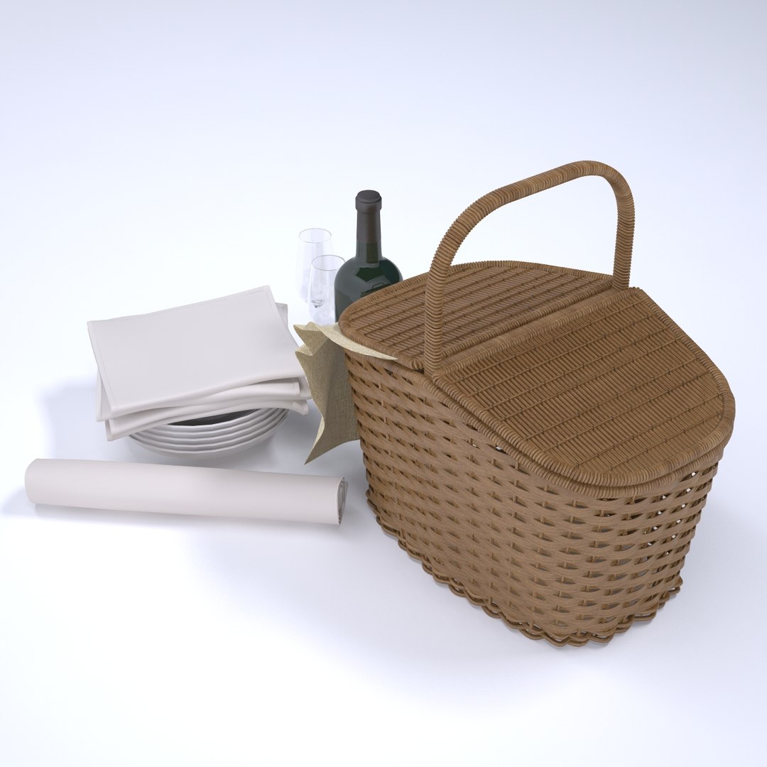 Picnic Basket Wine Bottle Max
