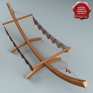 3d max hammock modelled
