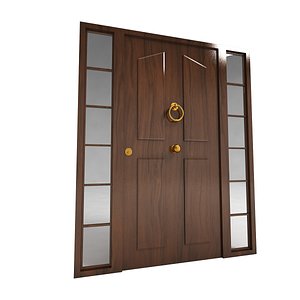 door modelled 3d 3ds