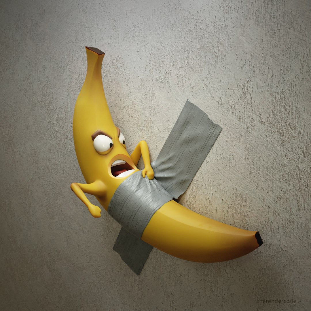 Zły Banan Model 3D - TurboSquid 1635208