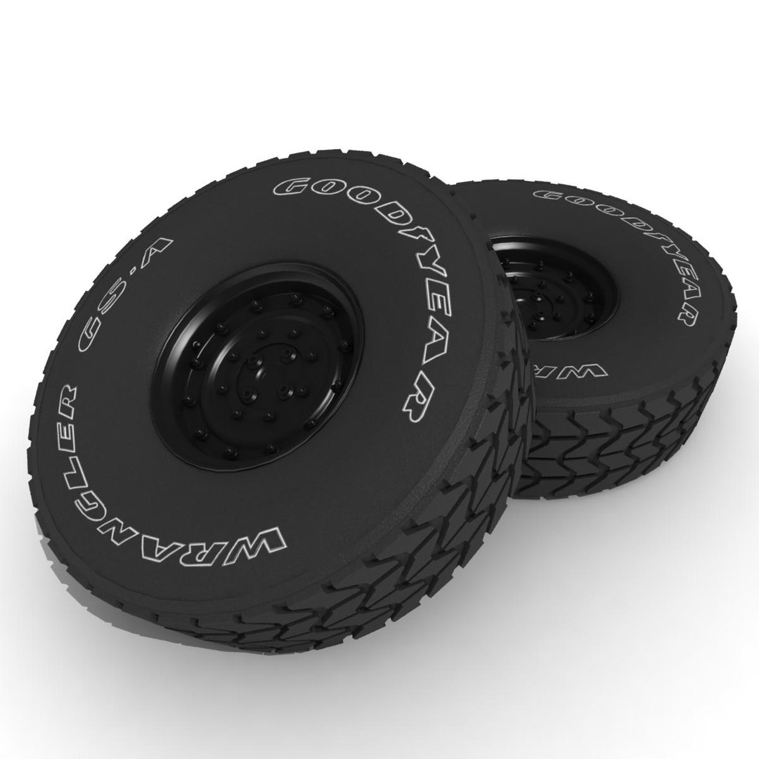 3d Tyre Good Year Model