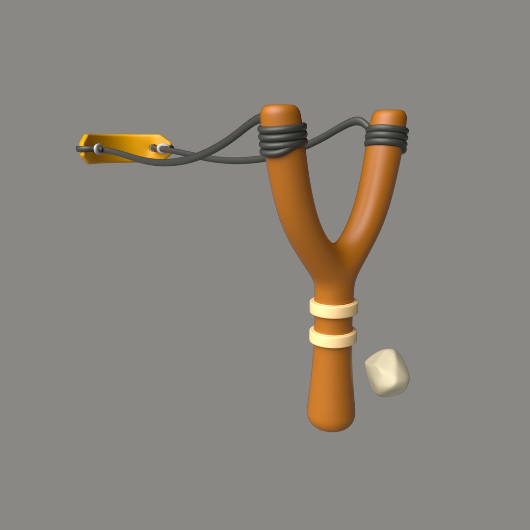 Low Poly Slingshot And Stone 3D model https://p.turbosquid.com/ts-thumb/un/8f4hYr/32/slingshot_03/jpg/1748617003/1920x1080/fit_q87/e3116feff2b311099e3dff2790042092054400f7/slingshot_03.jpg
