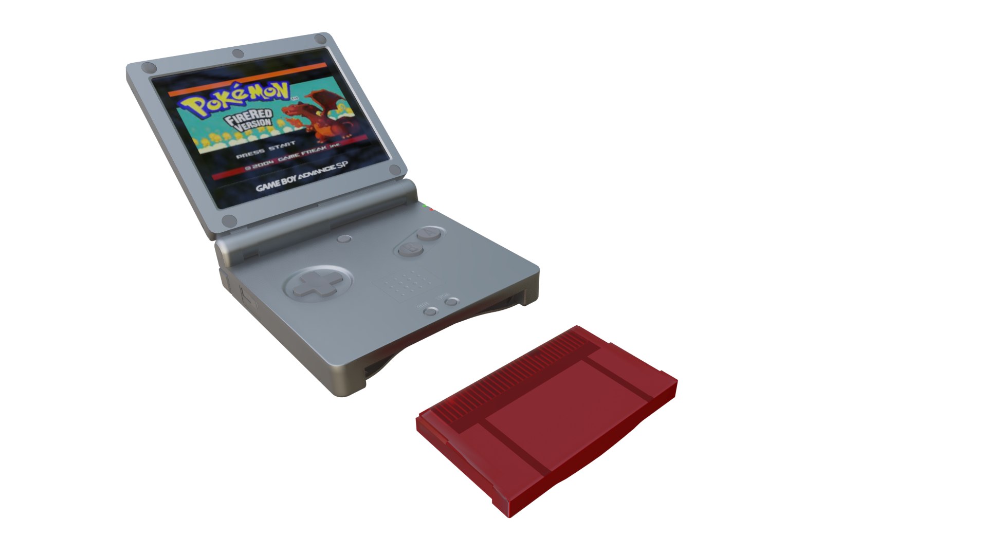 3D Gameboy Advance SP - TurboSquid 2185963