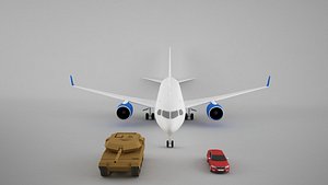 3in1 Plane Tank Car