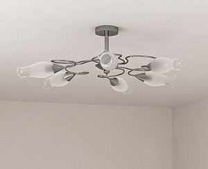 Luster 6 lamps
