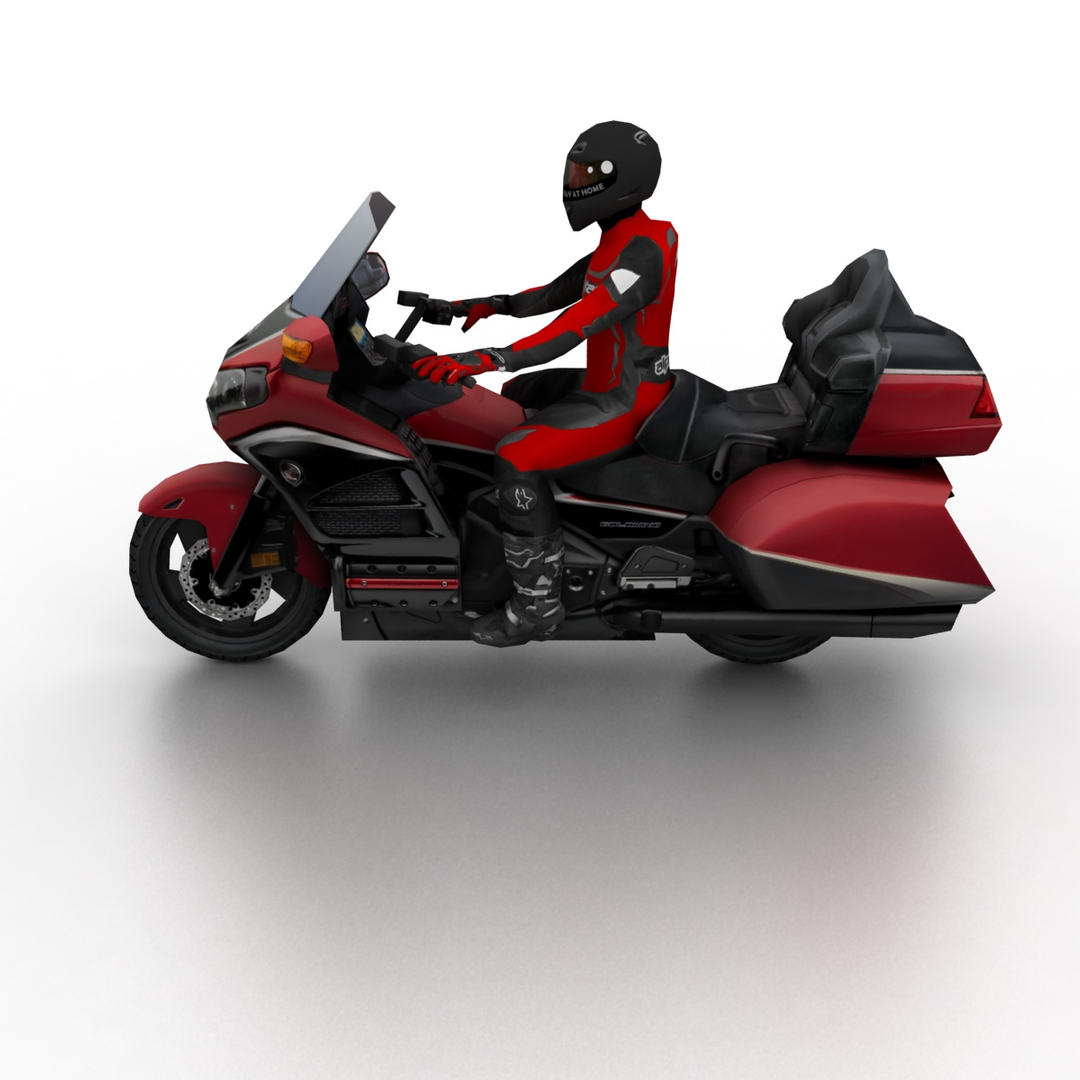 2012 Gl1800 Gold Wing 3D Model - TurboSquid 1190683