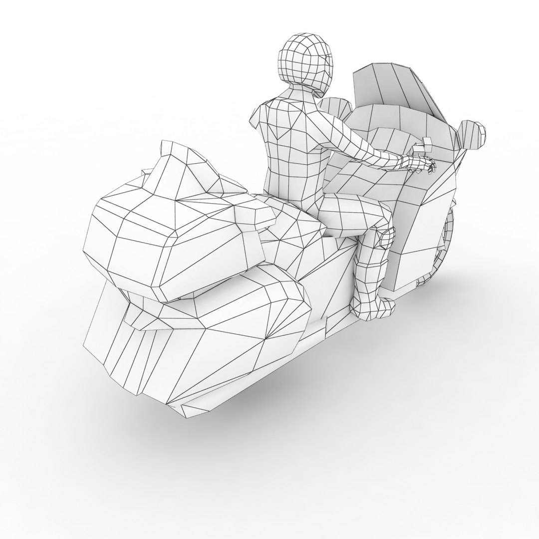 2012 Gl1800 Gold Wing 3D Model - TurboSquid 1190683