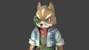 3D STAR FOX - PBR - RIGGED