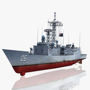 3d hmas melbourne ffg 05 model