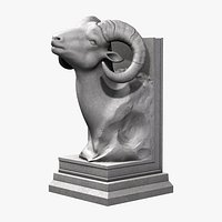 bighorn sheep bust