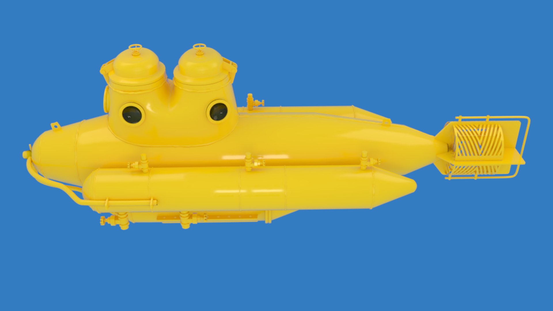 3D Model Submarine Ocean TurboSquid 1255313