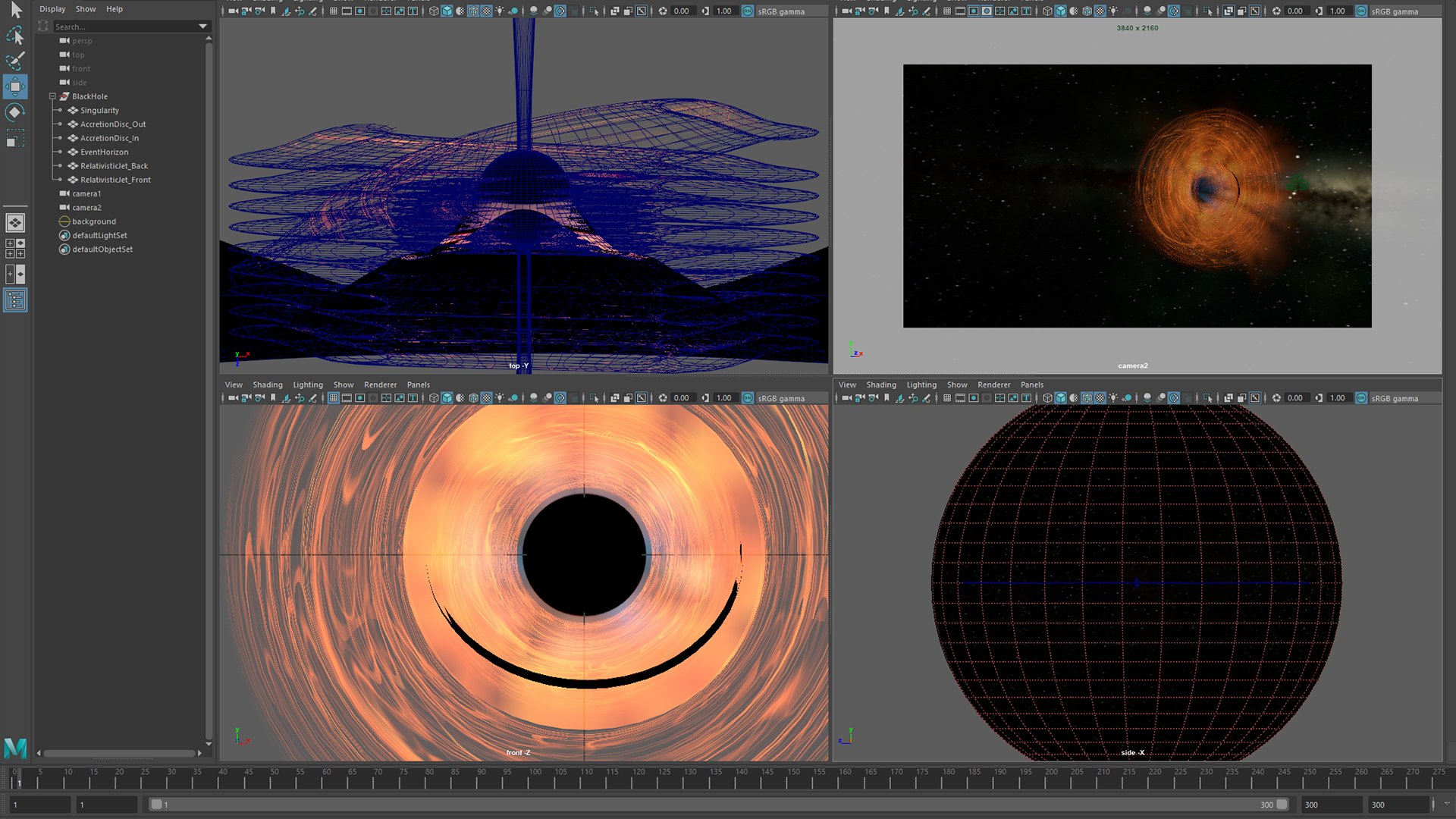 Scene Black Hole M87 3D Model - TurboSquid 1398801