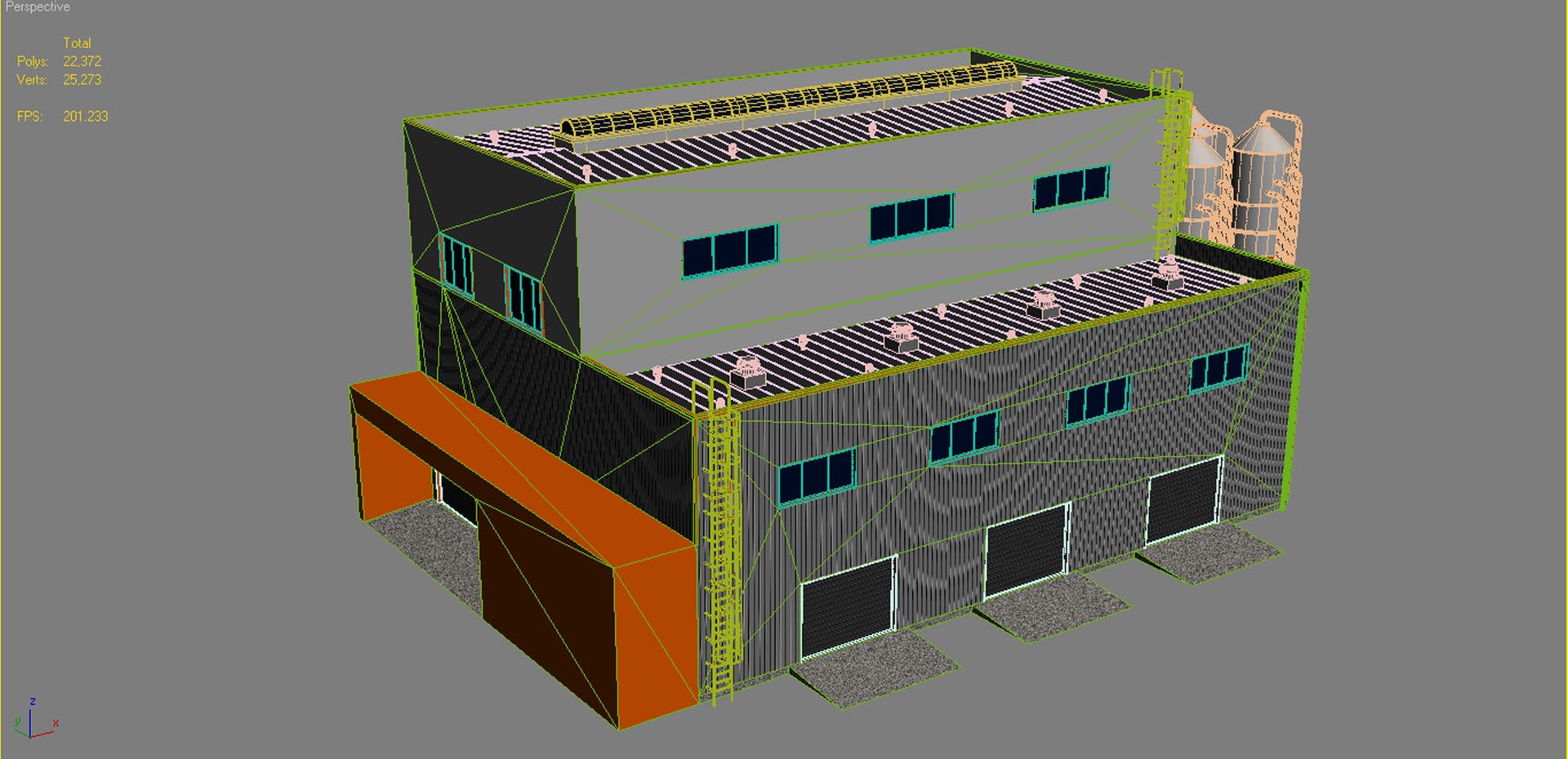 Industrial Building Model - TurboSquid 1322424