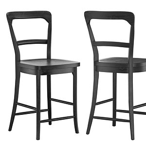 Cline Counter Stool 3D model