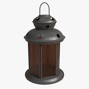 Christmas Candle Lantern 3D model