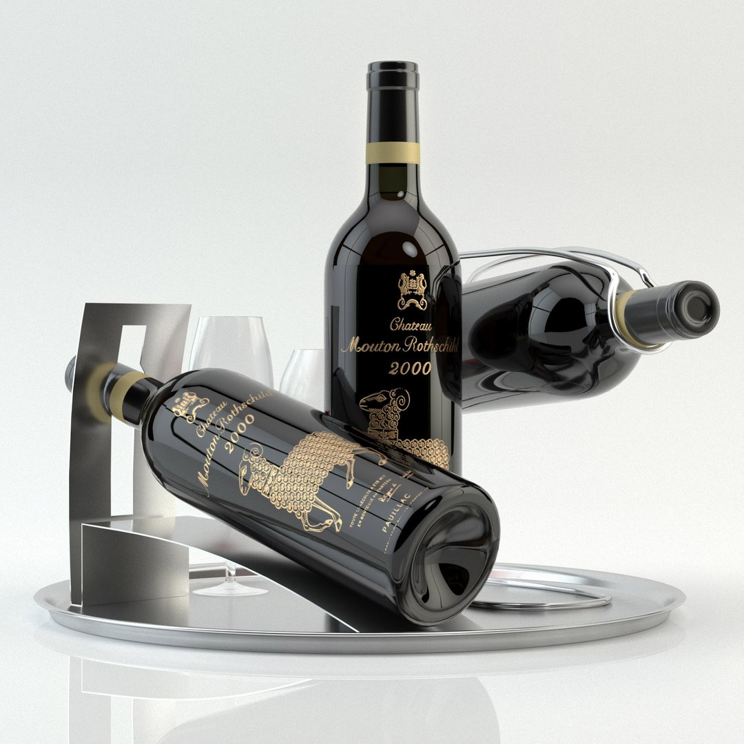14 different bottles 12 3D model https://p.turbosquid.com/ts-thumb/un/QfdjJ0/XEouSHxB/moutonrothschild_01/jpg/1494111315/1920x1080/fit_q87/3d8f3952bcdc133e5930d6fc2fec764e04b44f42/moutonrothschild_01.jpg