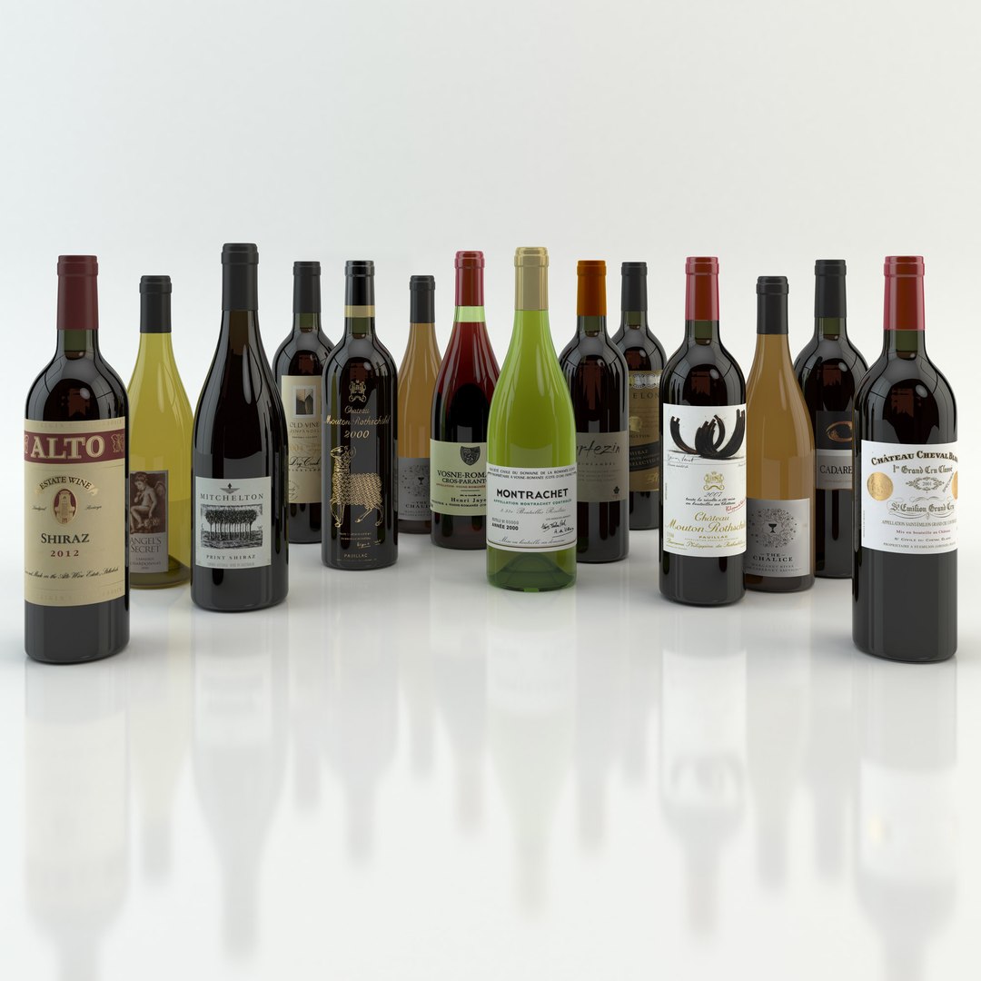 14 different bottles 12 3D model https://p.turbosquid.com/ts-thumb/un/QfdjJ0/djR2LtvW/wine15_b0003/jpg/1494111167/1920x1080/fit_q87/cbce96c082c531ff76a2392ce3e5f04546291577/wine15_b0003.jpg