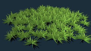 3D STYLIZED LOW POLY GRASS 2 model