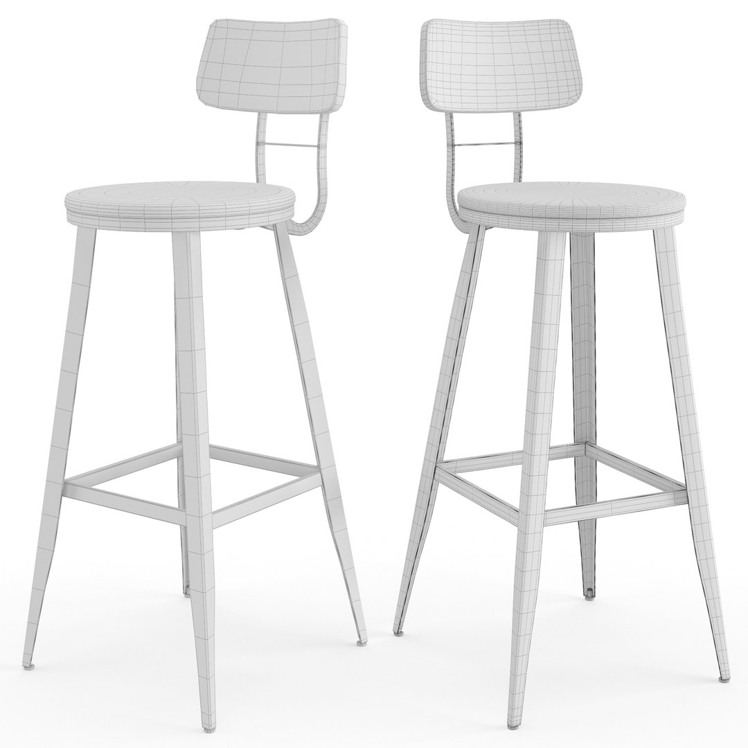 Bar stool Malina 3D model - TurboSquid 1809026