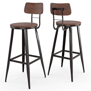 Bar stool Malina 3D model