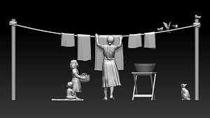 3D family model