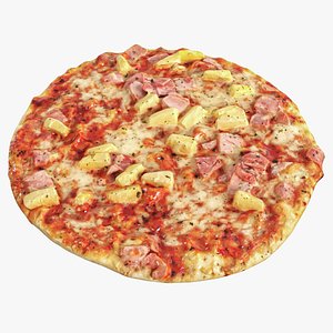 Pizza Hawaii 3D model