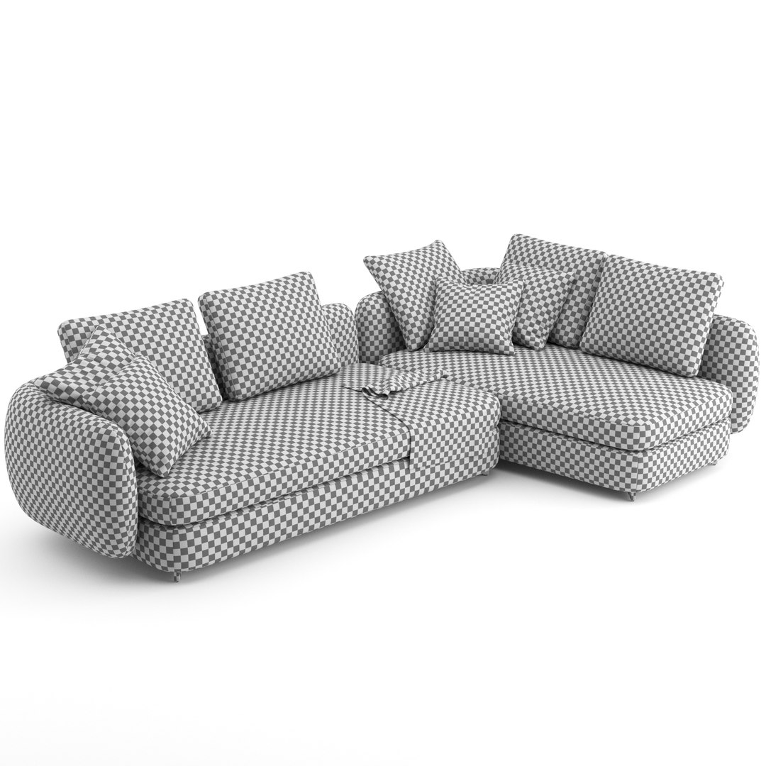 Sofa saint germain poliform 3D model - TurboSquid 1637571