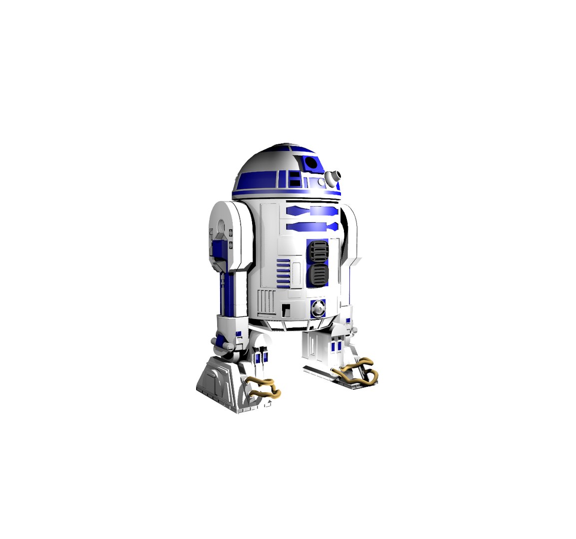Star Wars R2d2 3D Model TurboSquid 1495807