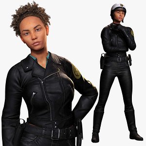 3D model Kalii - Police Attire