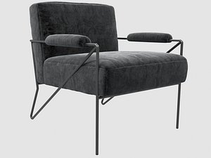 3D emmett lounge chair mink