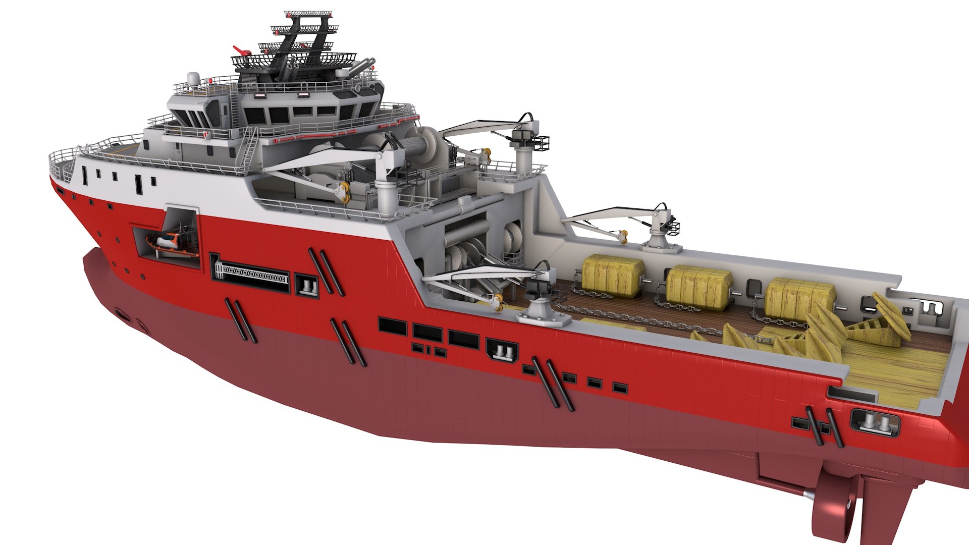 Duchess Anchor Handling Supply Tug Vessel 2 3D Model - TurboSquid 2145713