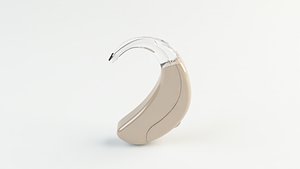 3d model hearing aid