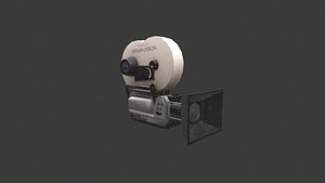 3d model film reel 16mm