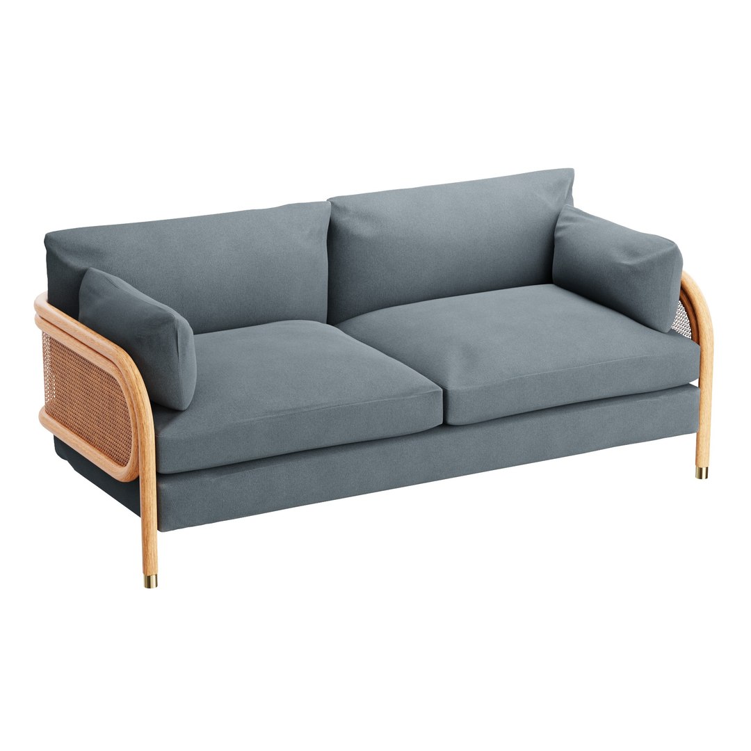 modelo 3d Heatherfield TwoCushion Sofa TurboSquid 1970503