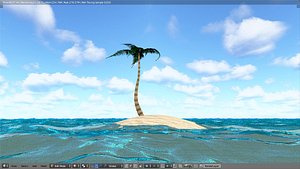 palm island 3d model